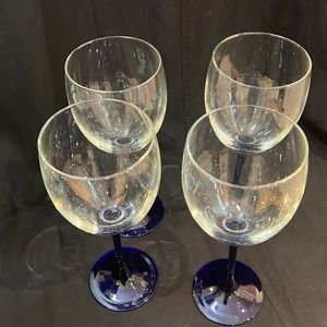 Bol Vintage Luminarc En Verre Cobalt Bleu - Années 70 - Made In France - Occasion